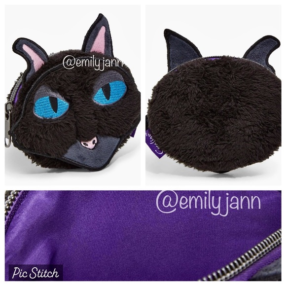 Coraline🌒Black Cat Coin Purse - Picture 5 of 6